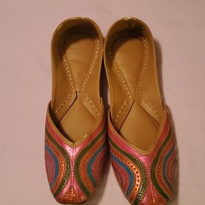 Handcrafted Ethic Leather Indian Shoes
